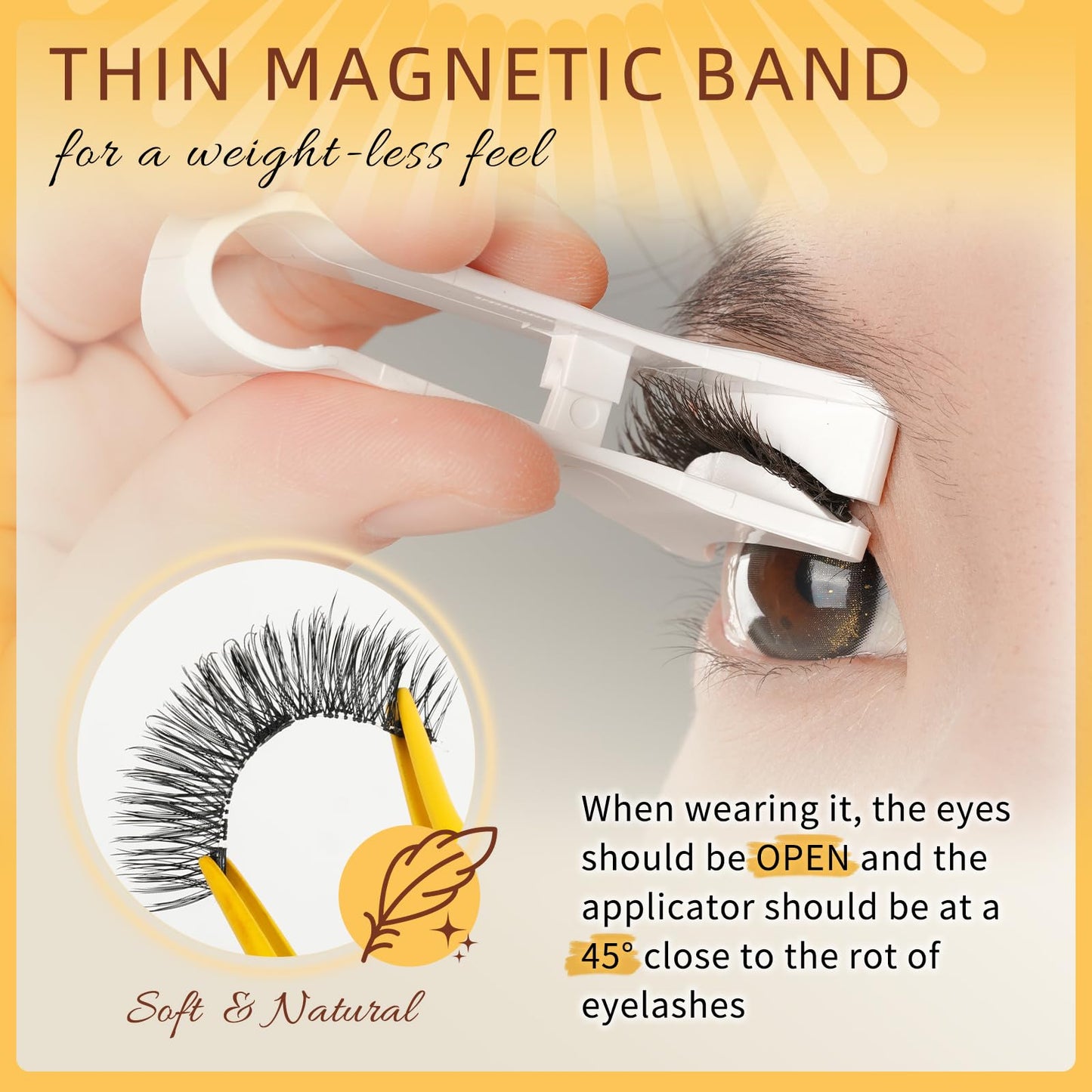 Reusable Magnetic Eyelashes