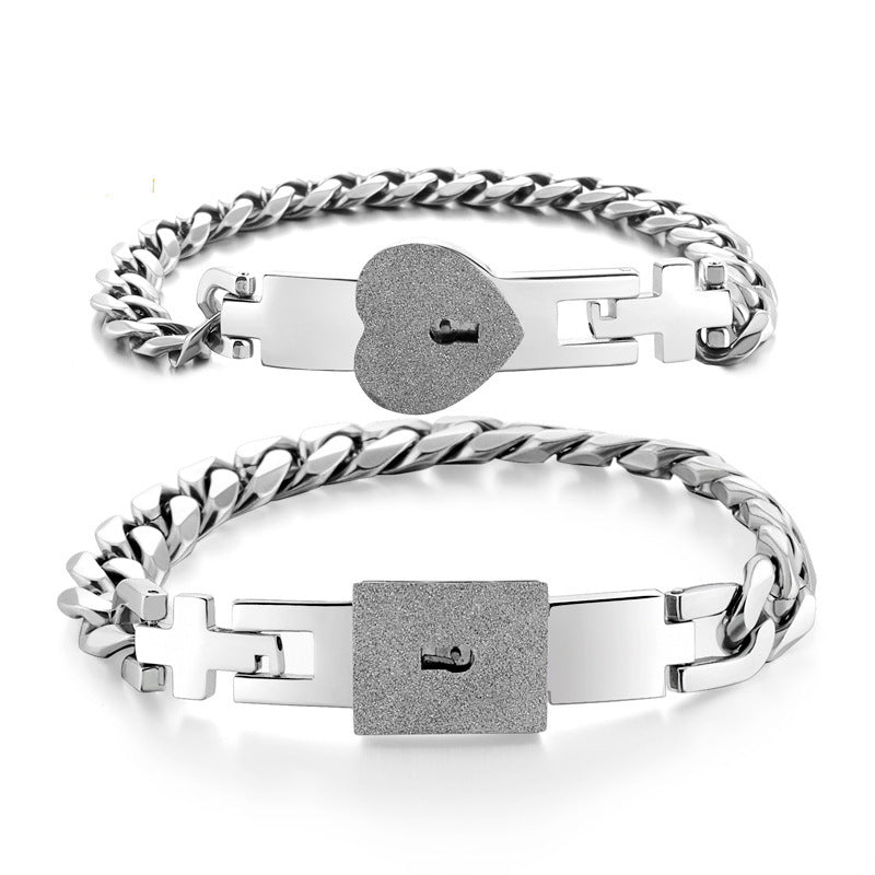 🔐 Couple Goals! Lock & Key Bracelet Set ❤️