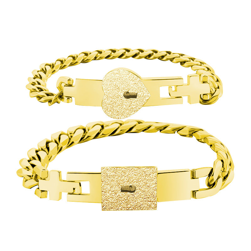 🔐 Couple Goals! Lock & Key Bracelet Set ❤️