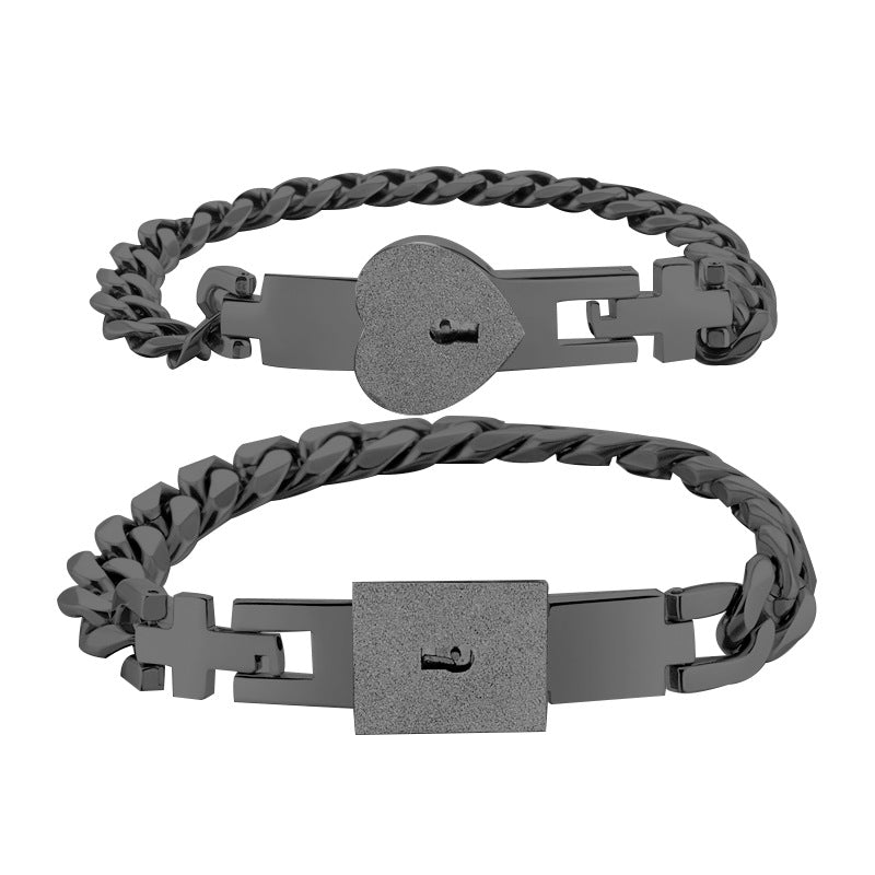 🔐 Couple Goals! Lock & Key Bracelet Set ❤️
