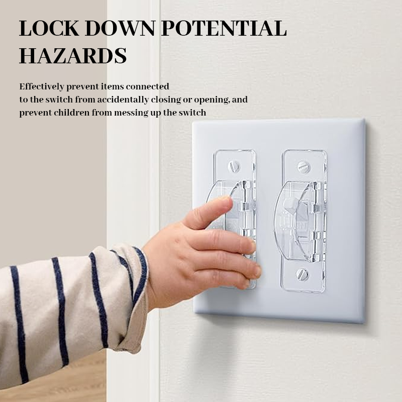 🛡️ Child-Safe Toggle Switch Guard – Essential Home Safety for Parents!