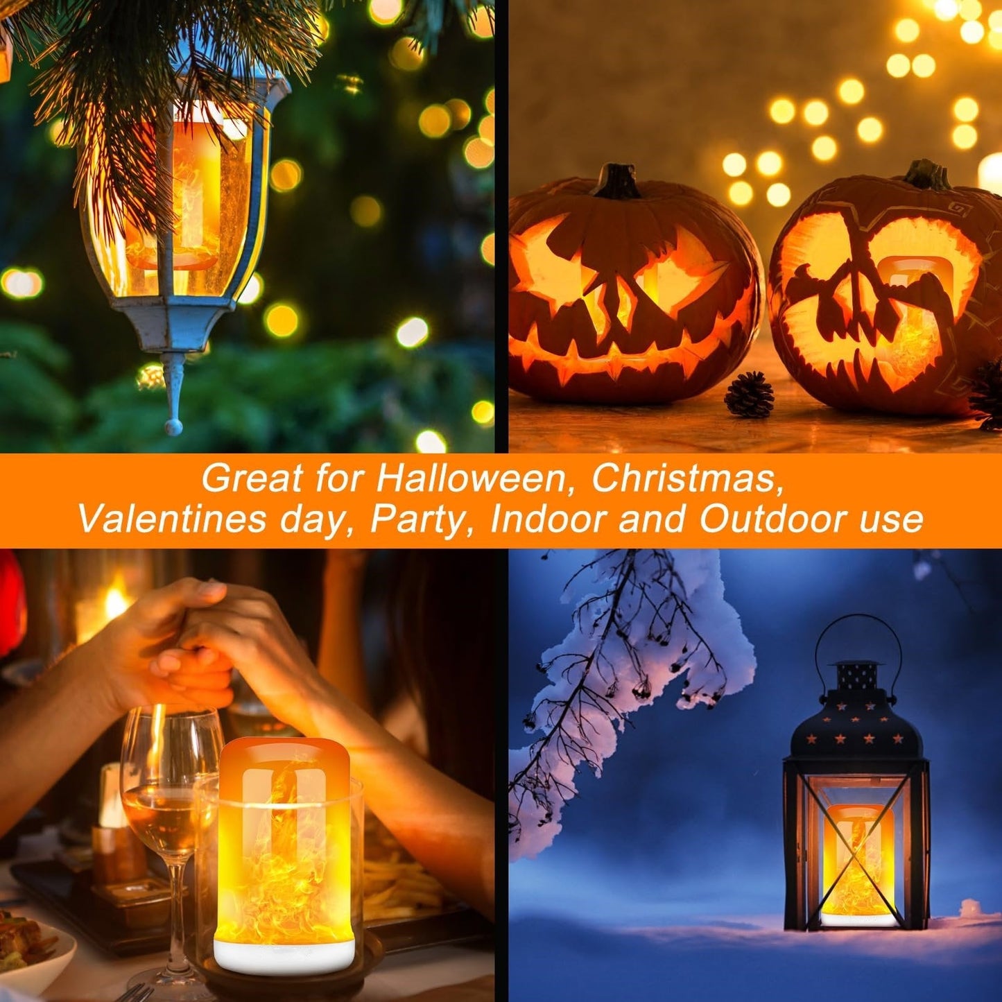🎃 Early Spook Alert! LED Flame Bulbs for Halloween – Limited Deal