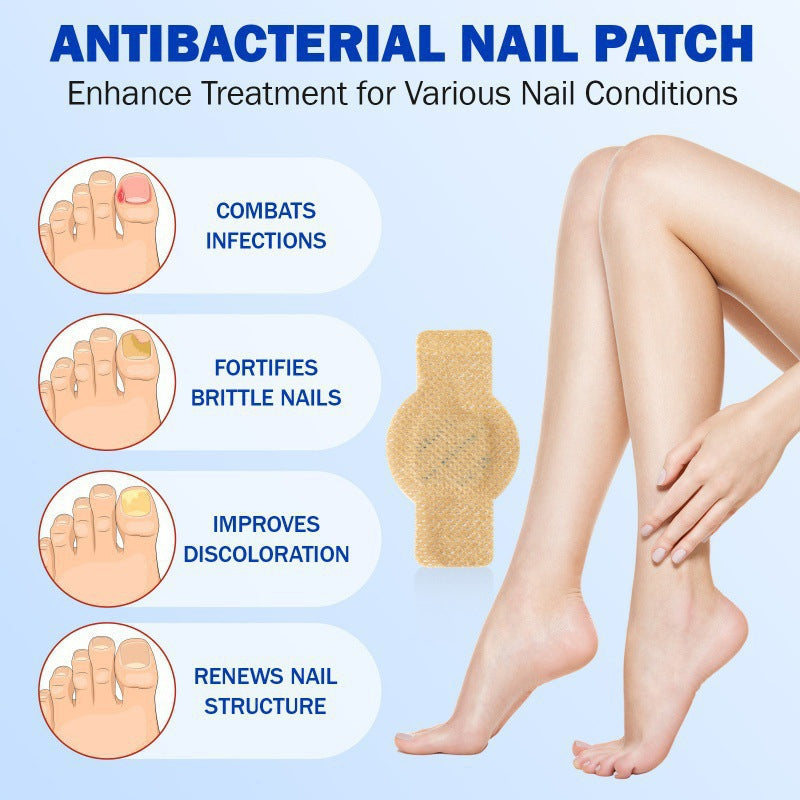 🦶 Fast Nail Repair Patch – Antibacterial & Restorative Care