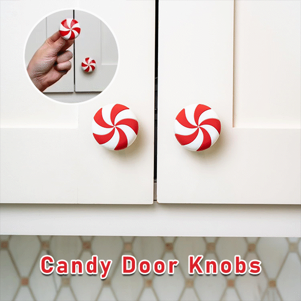 Candy Pumpkin Door Knobs
