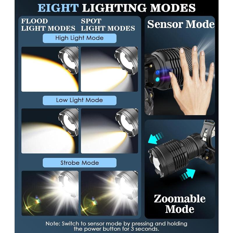 🏕️ Rechargeable Outdoor Headlamp – Hiking, Camping, Running