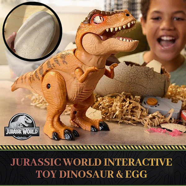 Jurassic World Interactive Toy Dinosaur & Egg