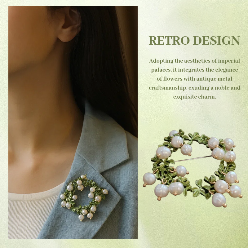 โจ Vintage Royal Floral Brooch โ Timeless Elegance for Every Occasion ๐ฟ๐