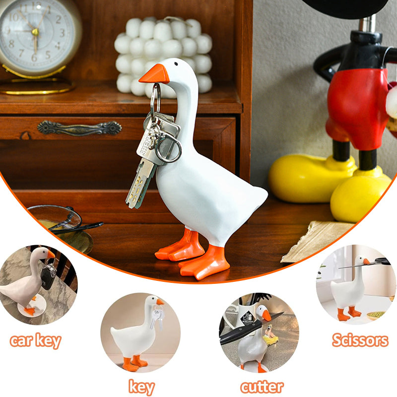 Elegant magnetic Goose & Duck Desktop Sculpture for Home Decor