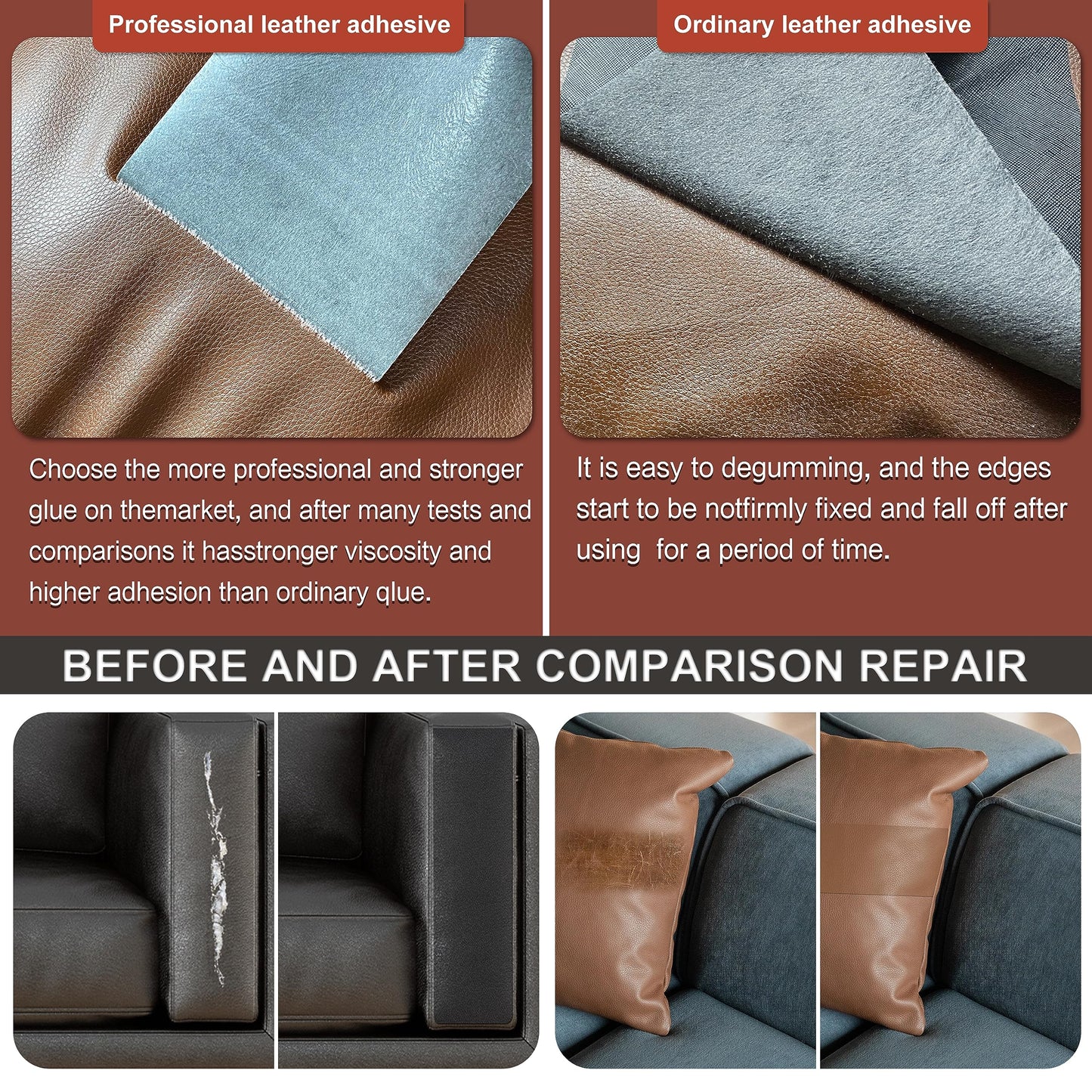 ๐ฅ๐ฅ Restore in Seconds โ Leather Patch Tape
