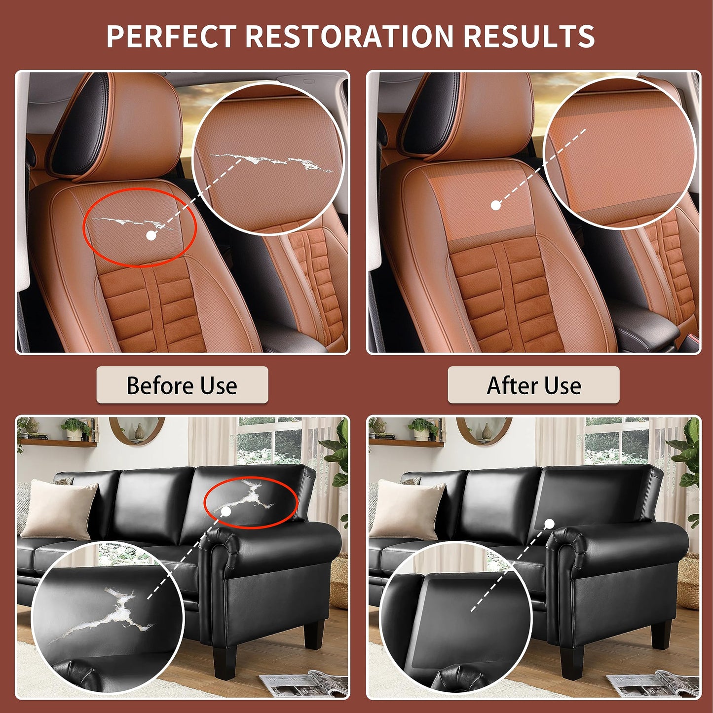 ๐ฅ๐ฅ Restore in Seconds โ Leather Patch Tape