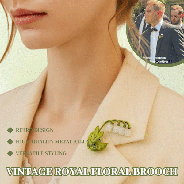 โจ Vintage Royal Floral Brooch โ Timeless Elegance for Every Occasion ๐ฟ๐