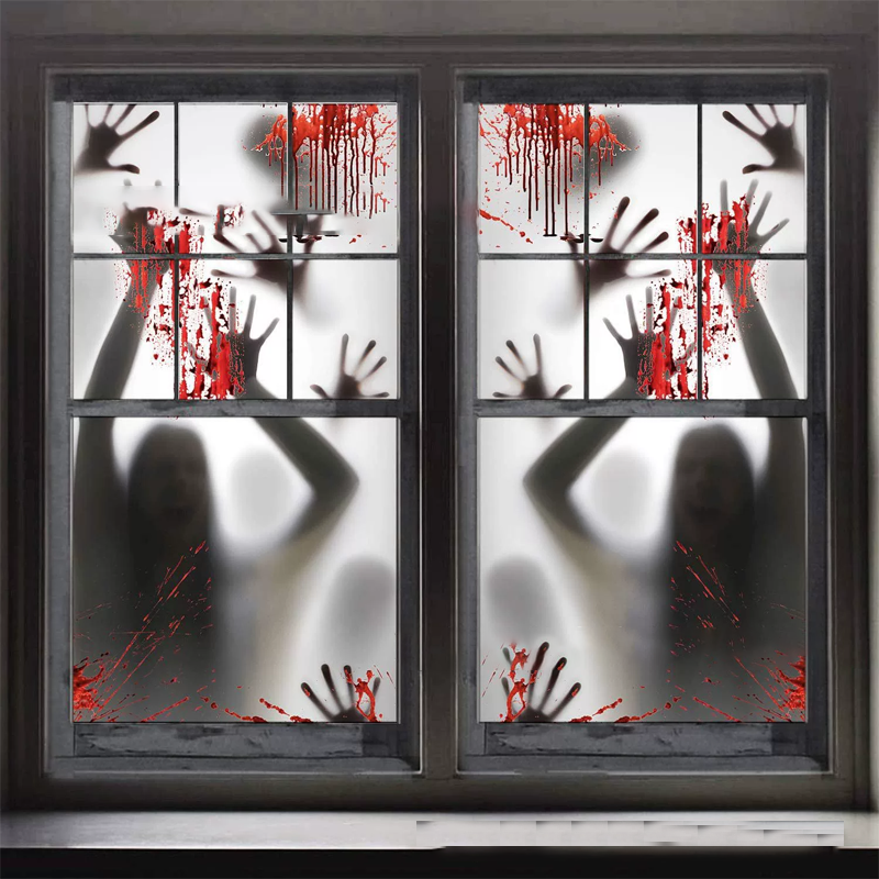 🔥 Best-Seller! Scary Ghost Curtains – Halloween Party Must-Have 👻