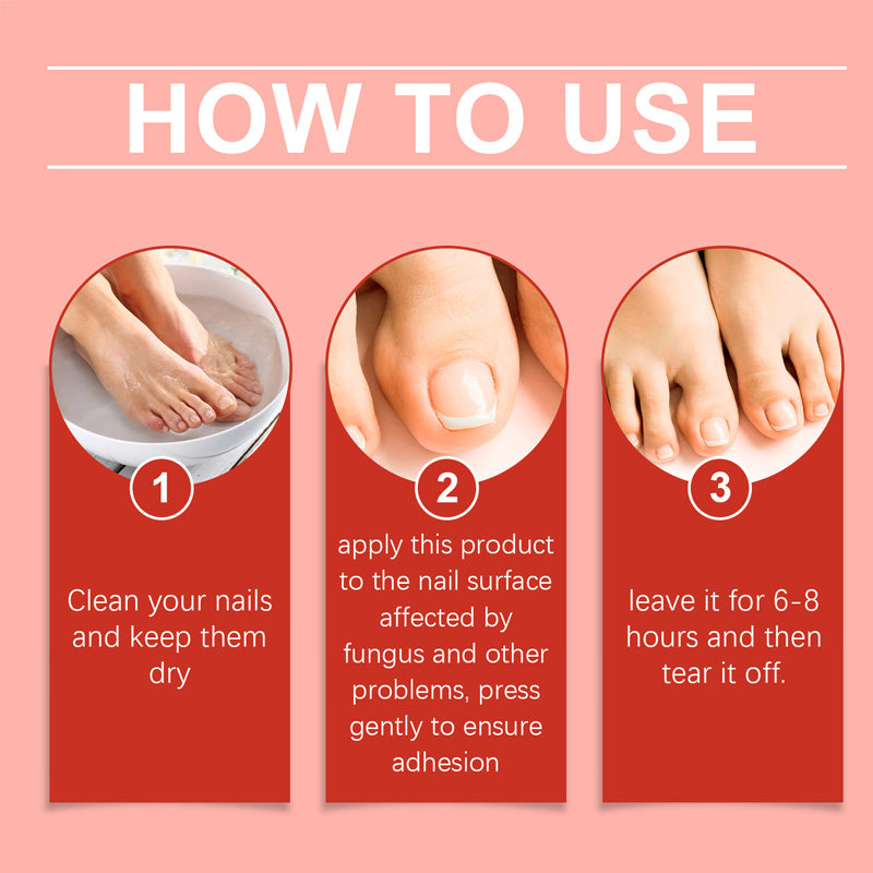 🦶 Fast Nail Repair Patch – Antibacterial & Restorative Care