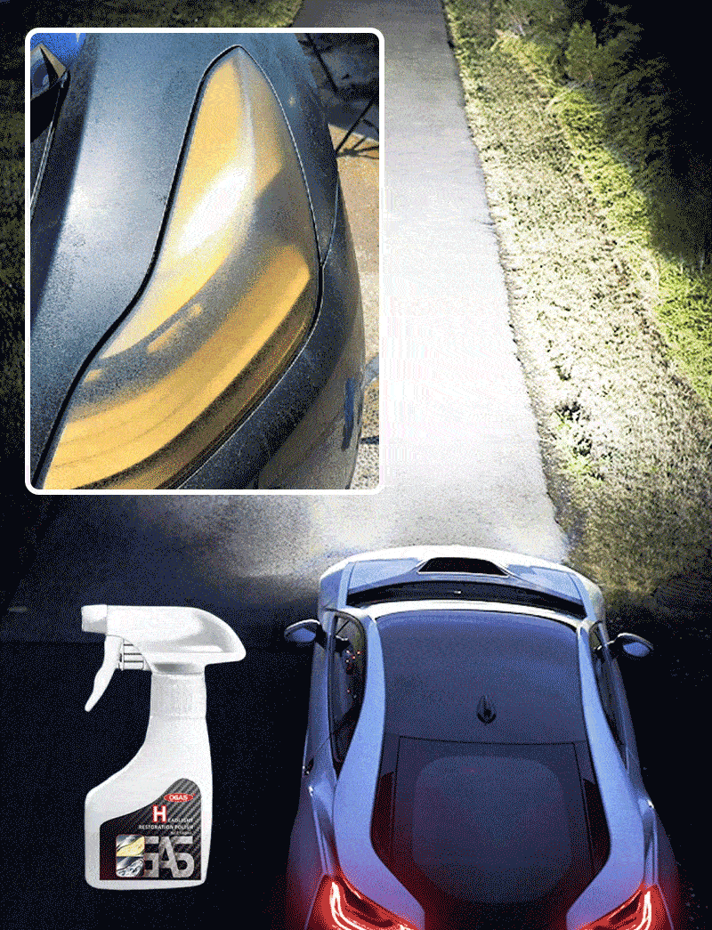 🔥Hot Sale 49% OFF 🚘Automotive Headlamp Restoration Fluid Kit