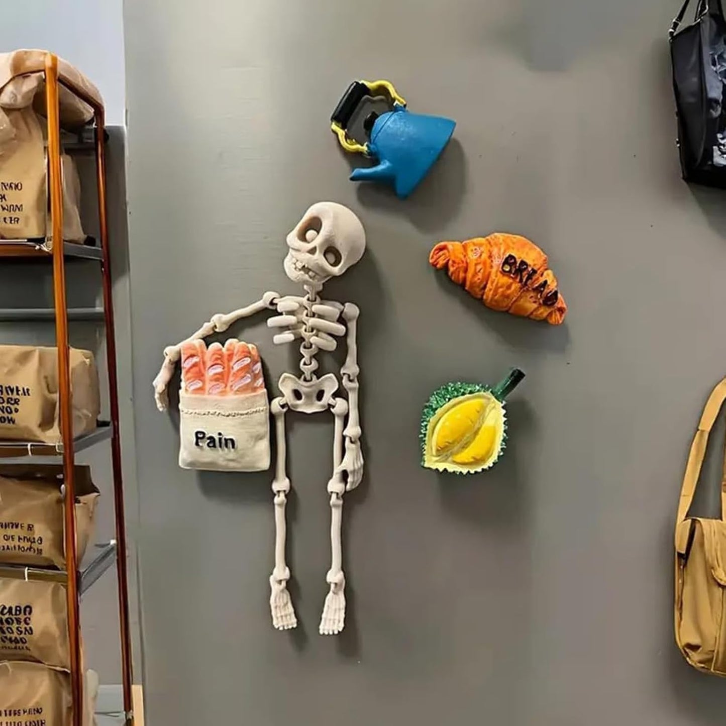 💀 Skeleton Refrigerator Magnet