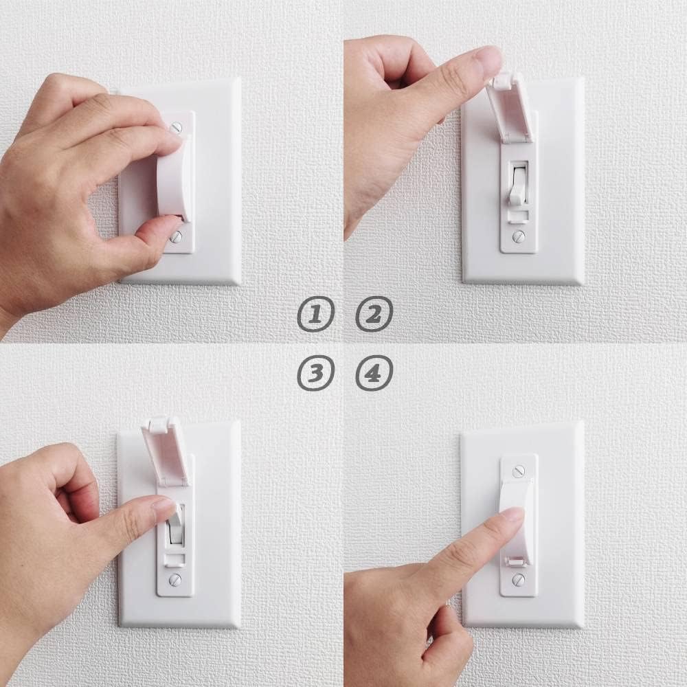 🛡️ Child-Safe Toggle Switch Guard – Essential Home Safety for Parents!