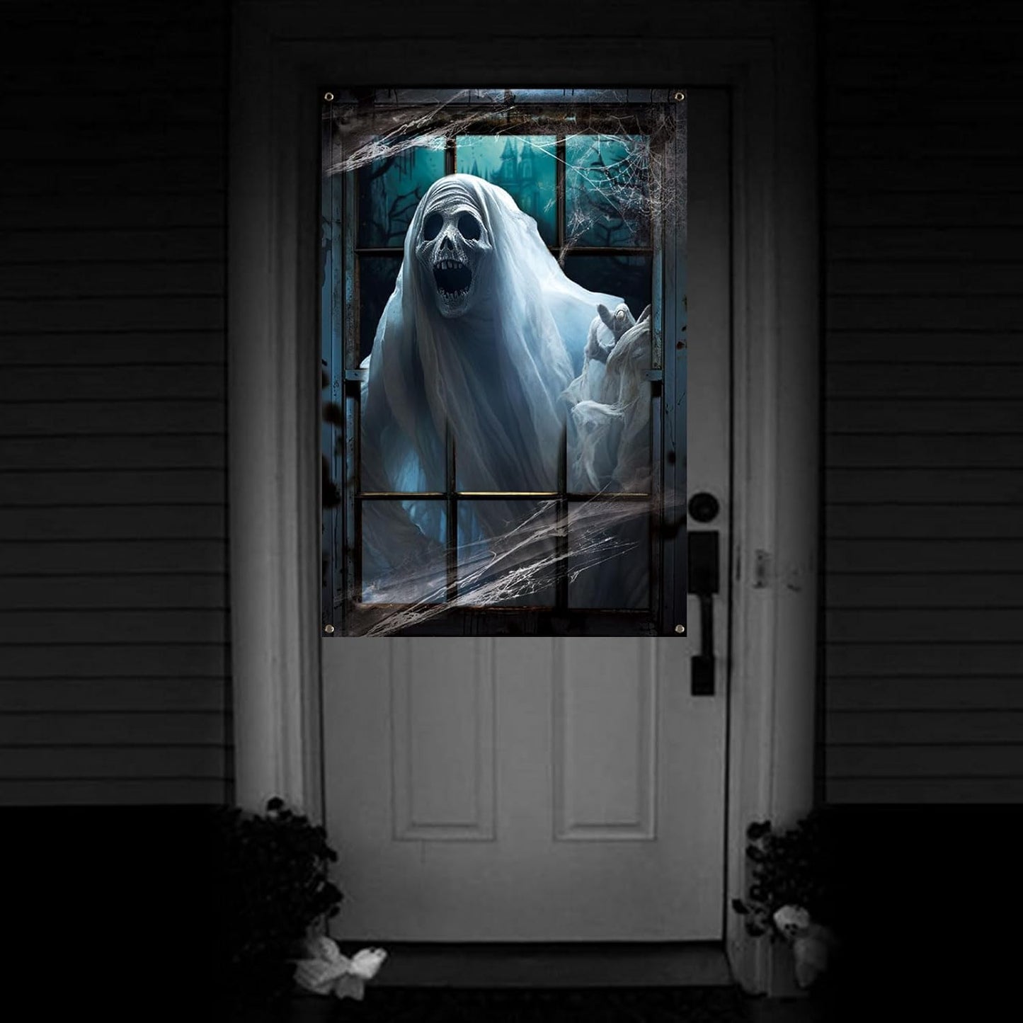 🔥 Best-Seller! Scary Ghost Curtains – Halloween Party Must-Have 👻