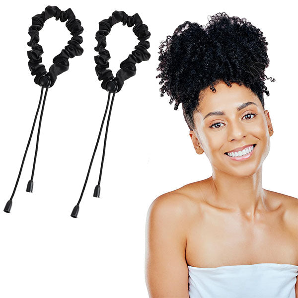 3 Pcs Elastic Soft Satin Hair Adjustable Hair