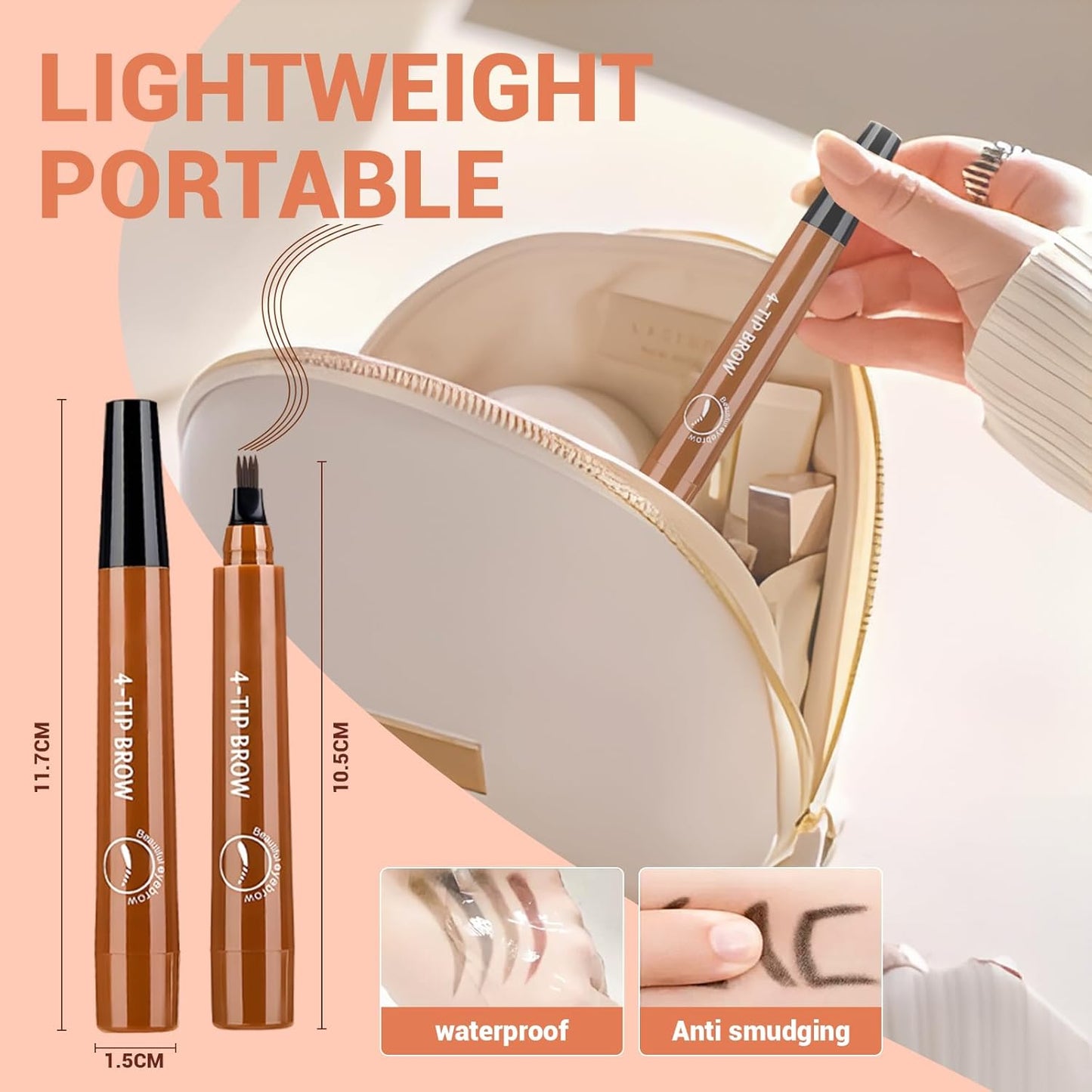 ๐งโโ๏ธ 2025 Must-Have Brow Pen โ Hair-Like & Long-Lasting!