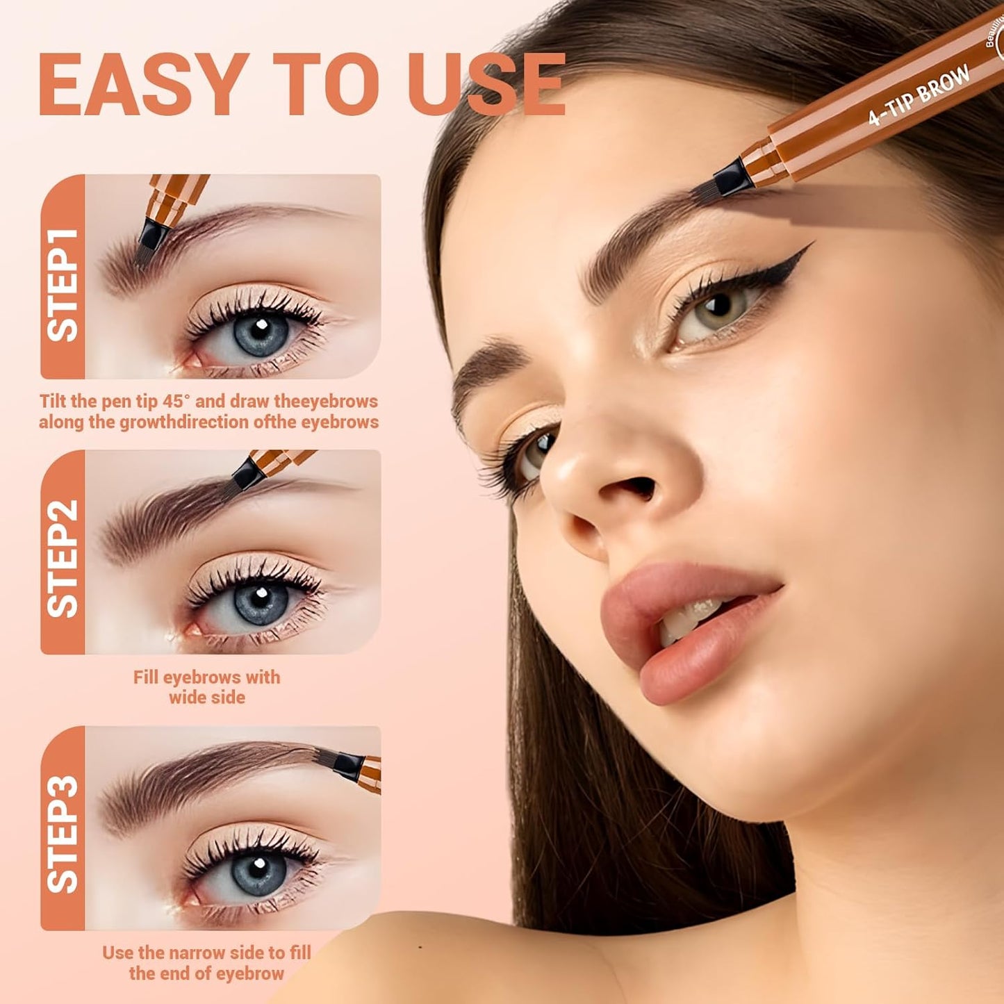 ๐งโโ๏ธ 2025 Must-Have Brow Pen โ Hair-Like & Long-Lasting!