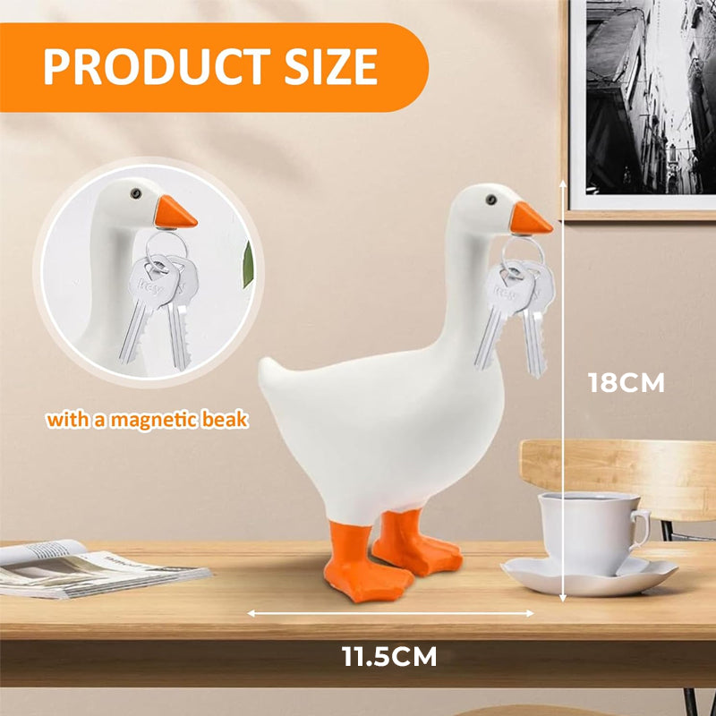 Elegant magnetic Goose & Duck Desktop Sculpture for Home Decor