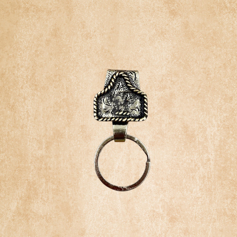 🤠 Western Cowboy Initial Keychain – Rugged Charm To-Go!