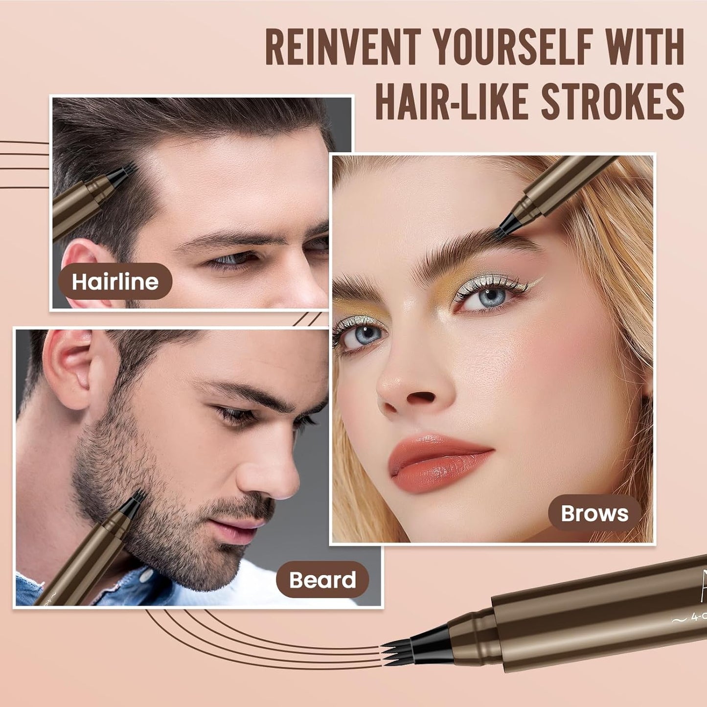 ๐งโโ๏ธ 2025 Must-Have Brow Pen โ Hair-Like & Long-Lasting!