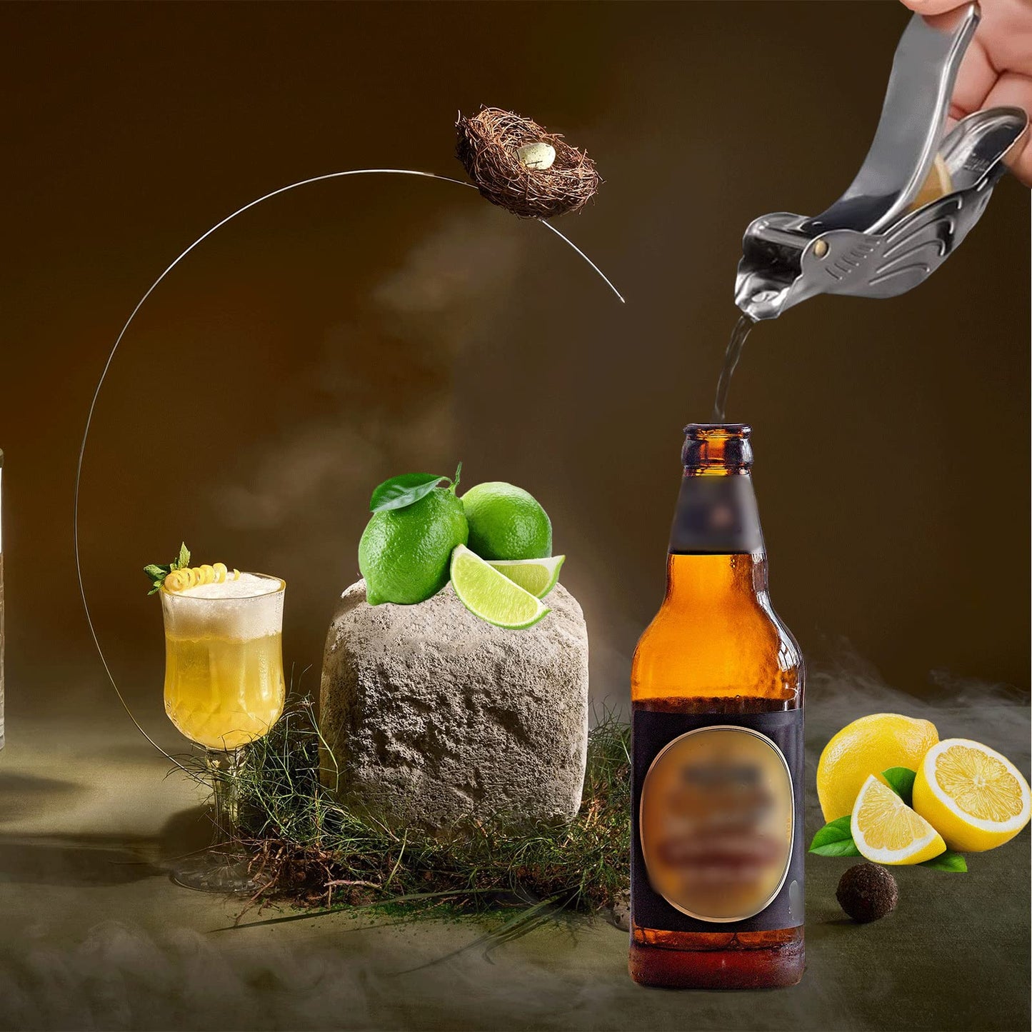 Bird-Shaped Portable Citrus Extruder Gadget