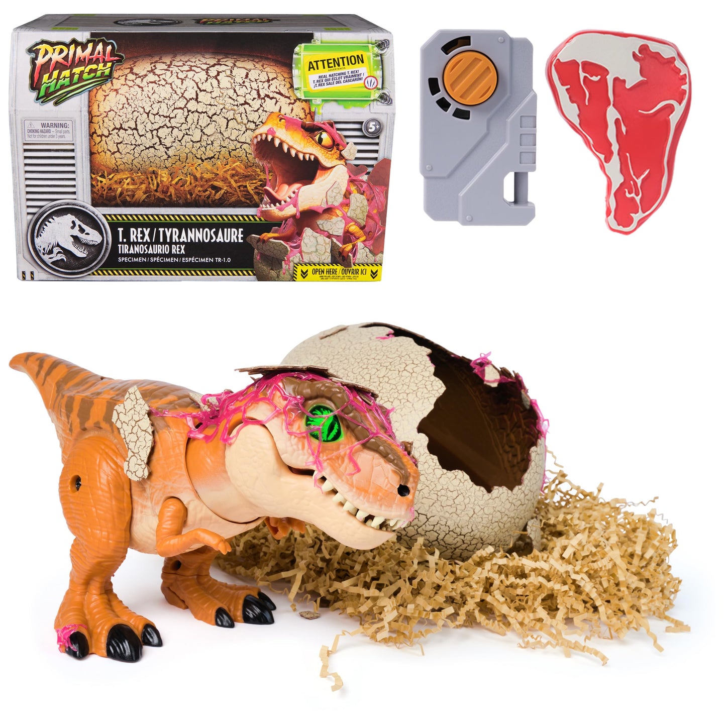 Jurassic World Interactive Toy Dinosaur & Egg