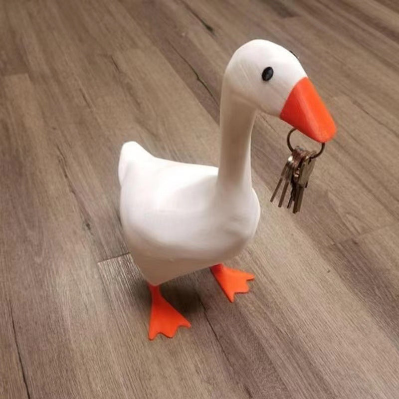 Elegant magnetic Goose & Duck Desktop Sculpture for Home Decor