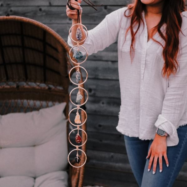 🔮 Energy Crystal Wind Chime – Positive Vibes & Light ✨