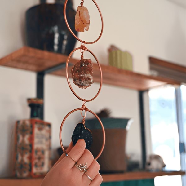 🔮 Energy Crystal Wind Chime – Positive Vibes & Light ✨
