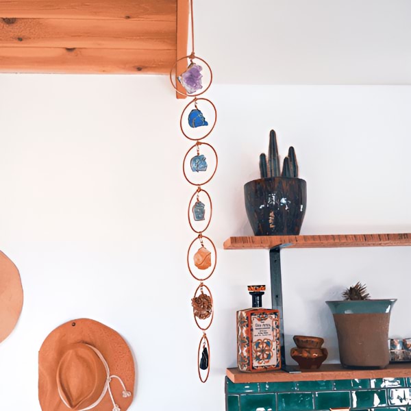 🔮 Energy Crystal Wind Chime – Positive Vibes & Light ✨