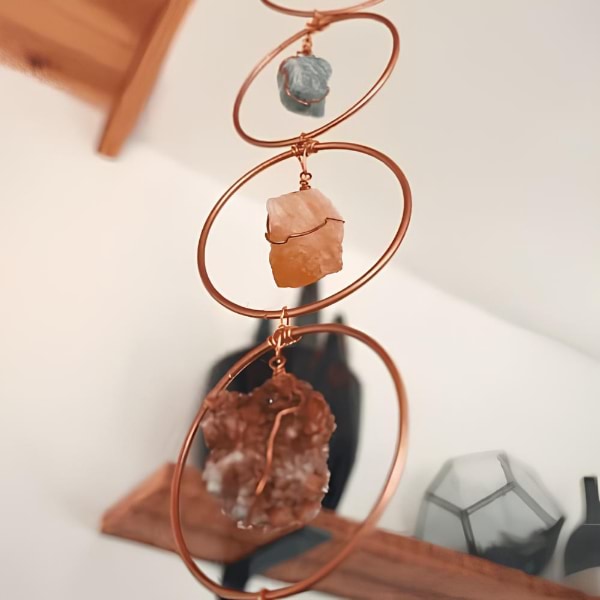 🔮 Energy Crystal Wind Chime – Positive Vibes & Light ✨