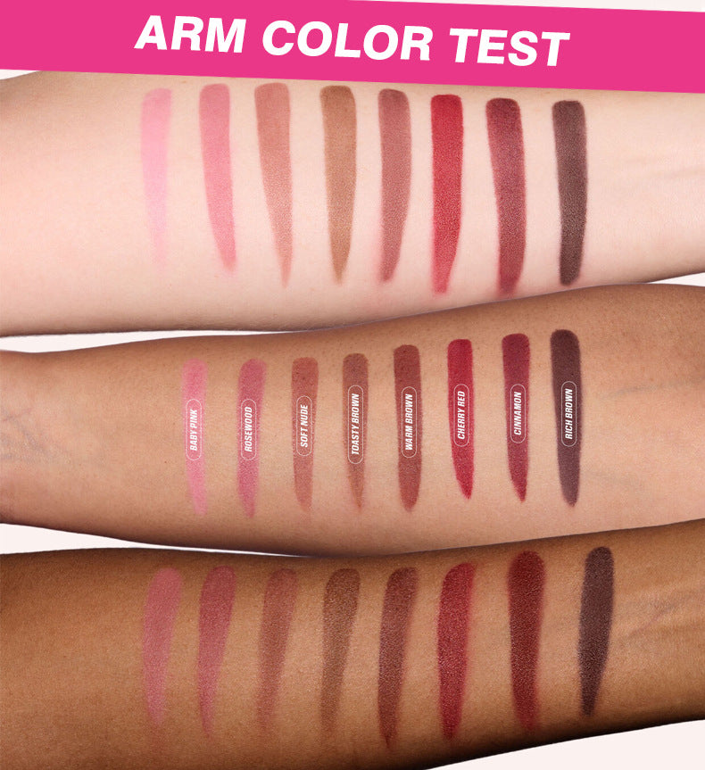 💋Matte Velvet Lip Liner Pencil – Smudge-Proof & Long-Lasting