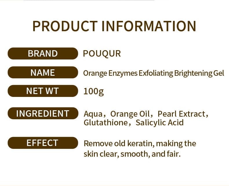 🧡 Bye Bye Dull Skin! Hello Smooth with Orange Enzyme Gel 💫
