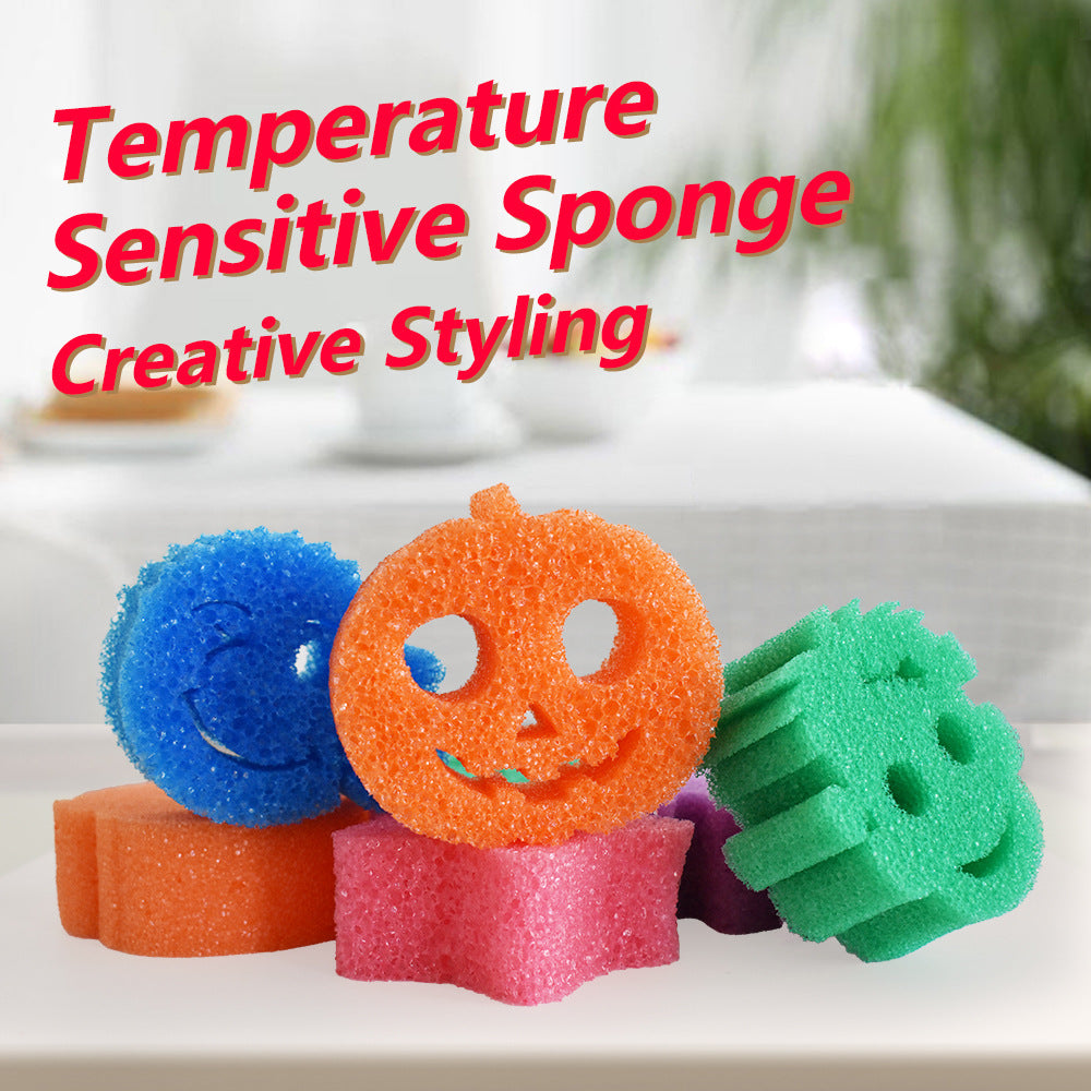 🎃 Spooky & Functional! Cute Ghost & Bat Sponges for Halloween Cleaning Fun 🧽