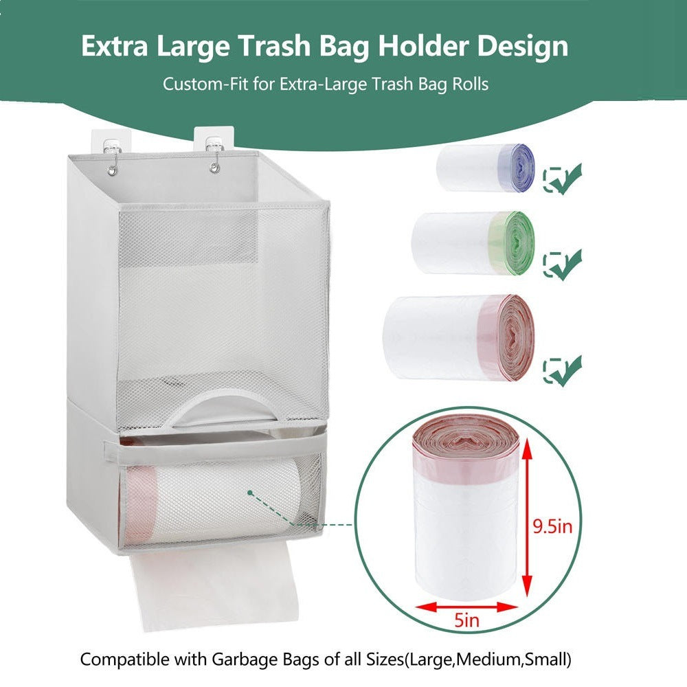 🛍️ Bag Saver – Hanging Mesh Organizer for Home 🏠