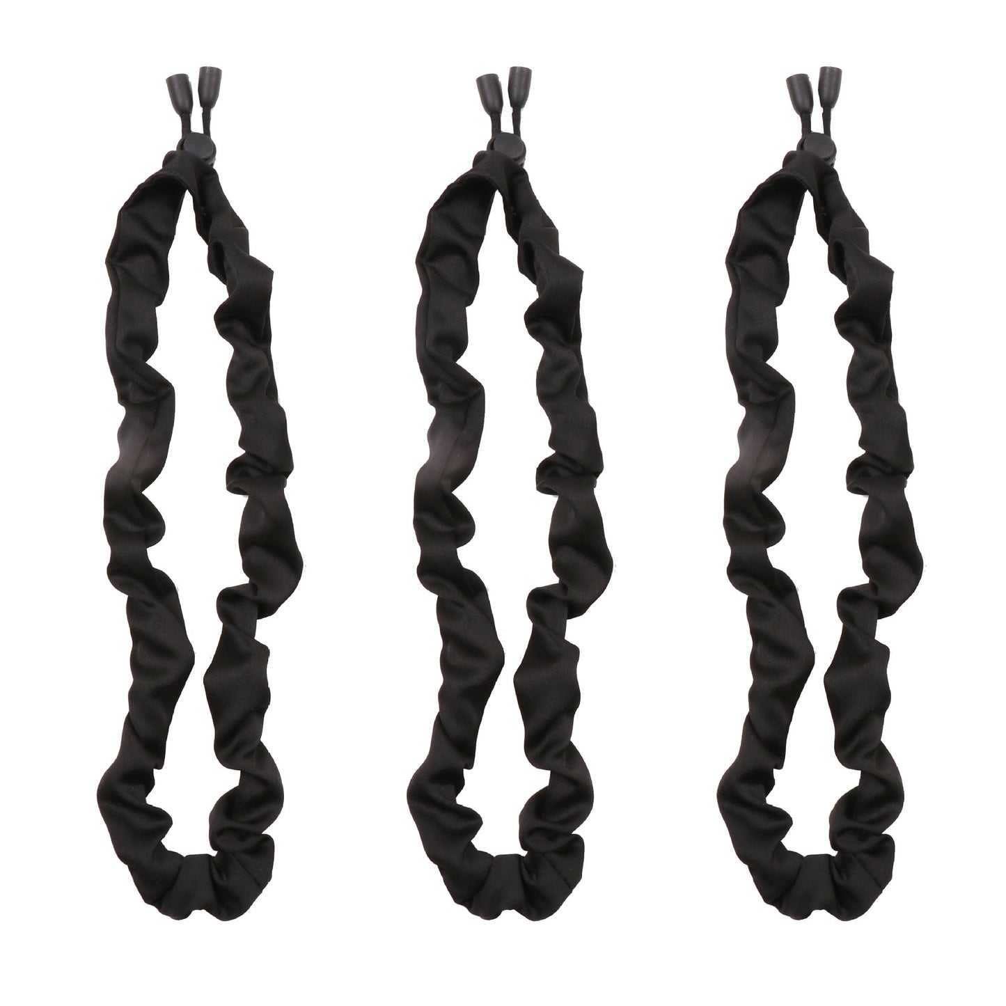 3 Pcs Elastic Soft Satin Hair Adjustable Hair