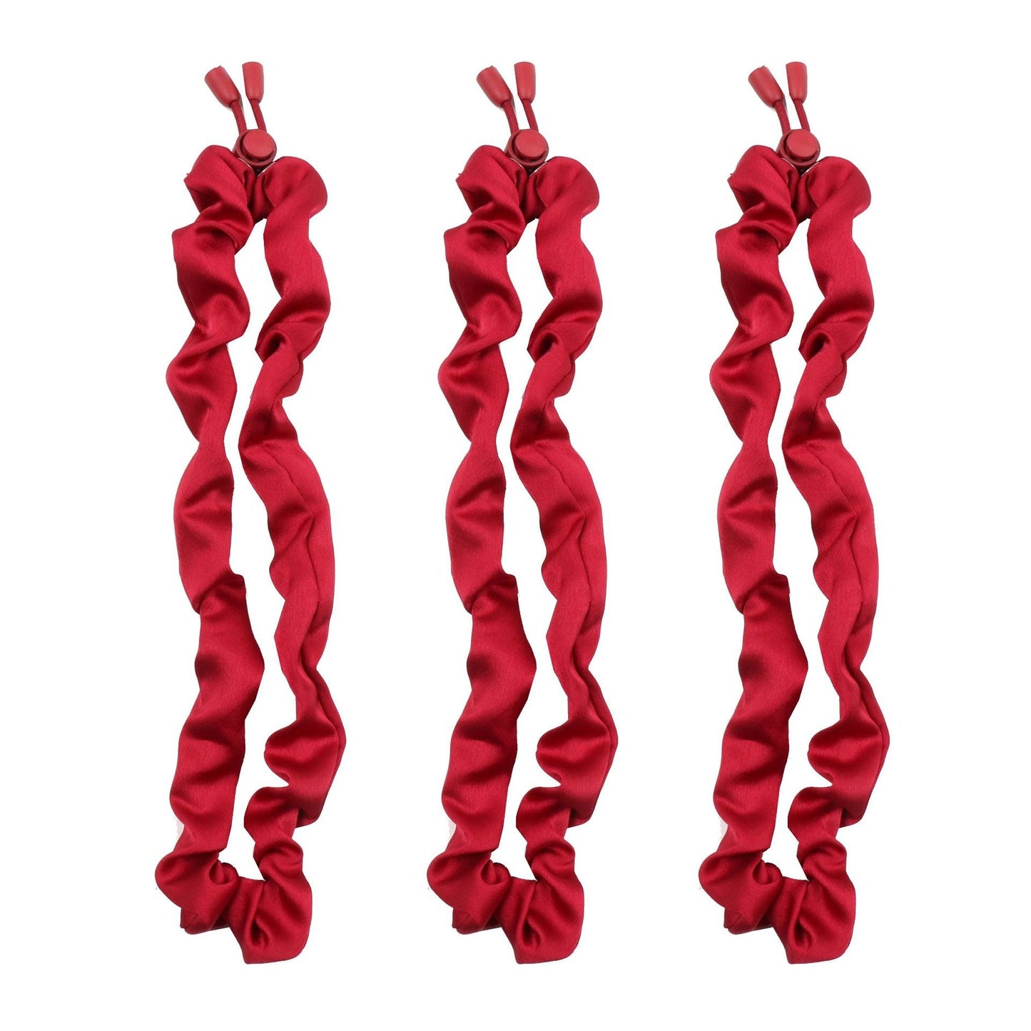 3 Pcs Elastic Soft Satin Hair Adjustable Hair