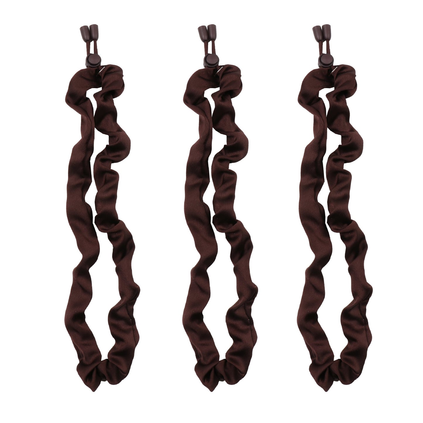 3 Pcs Elastic Soft Satin Hair Adjustable Hair