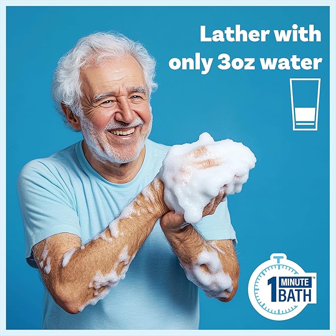 ✨25 Pack Rinse-Free Bath Wipes – All-in-1 Shower, No Rinse Needed💧
