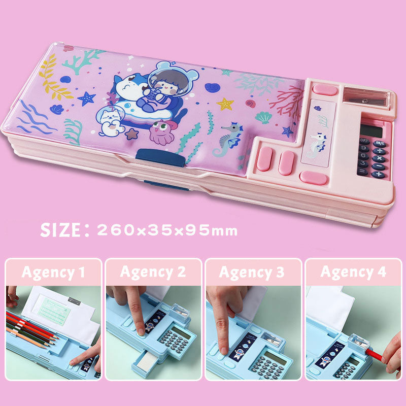 Multifunctional office stationery box