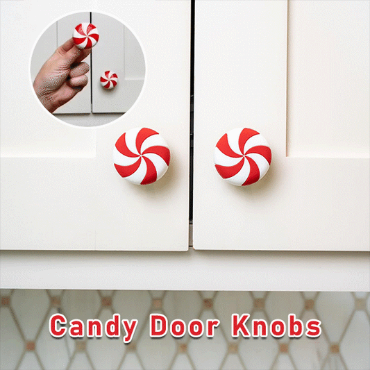 Candy Pumpkin Door Knobs