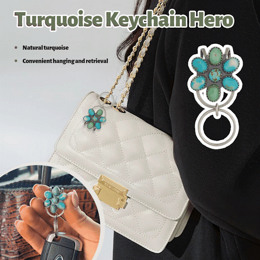 💎Turquoise Keychain Hero: Ends Purse Digging Forever!🔑