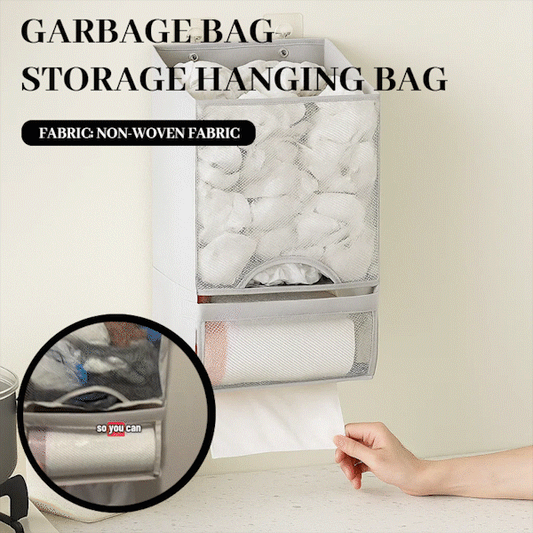 🛍️  Bag Saver – Hanging Mesh Organizer for Home 🏠