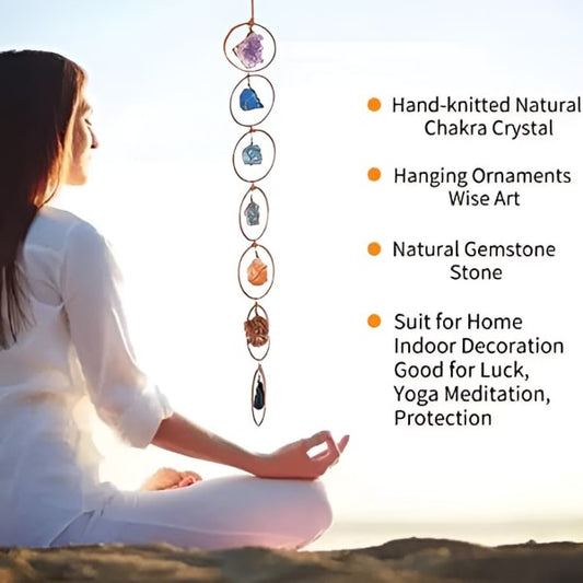 🔮 Energy Crystal Wind Chime – Positive Vibes & Light ✨
